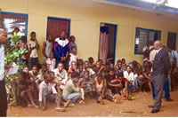 Victims of human trafficking found in a container. 